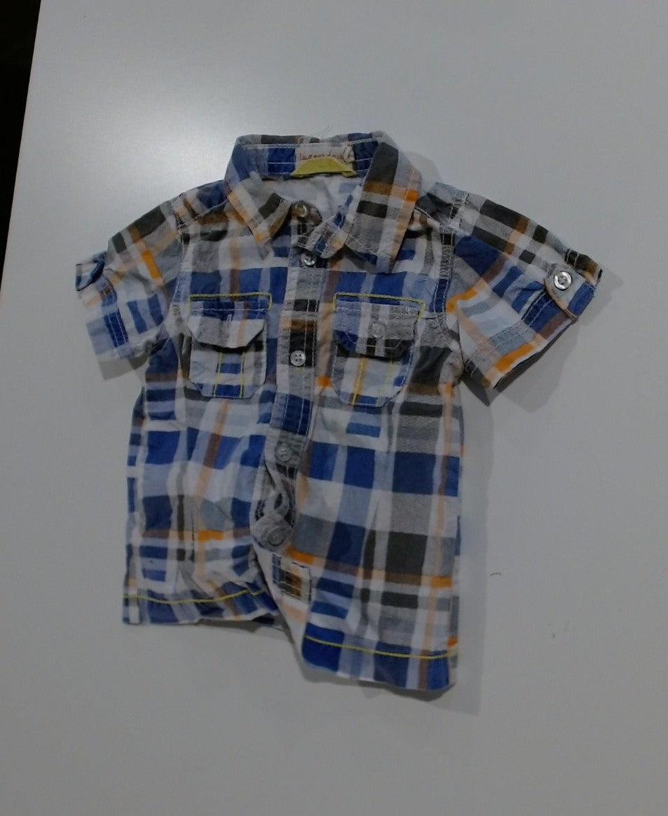 Chemise Deux par Deux — 12 mois — vêtement enfant seconde main | Boutique Ecomini